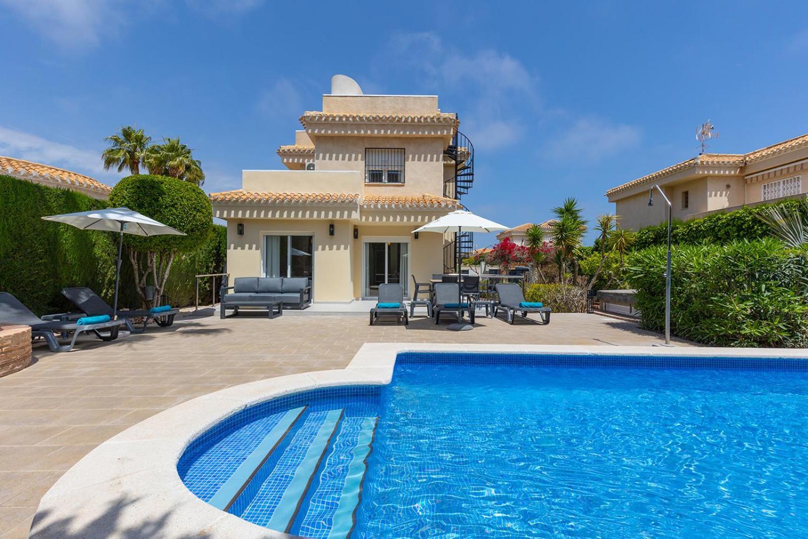 17 Vistamar Playa Flamenca Villa Eksteriør billede